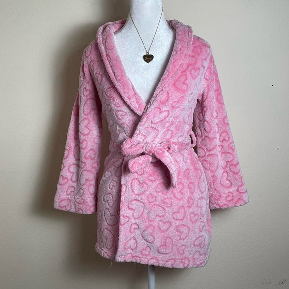 Pink Heart Patterned Robe - Picture 2 of 3